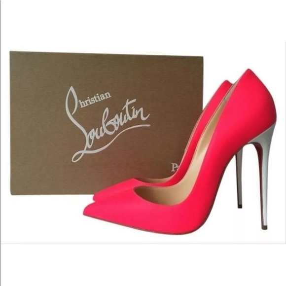 Christian louboutin 120 calf Fuschia Pink 39.5 - Picture 2 of 10